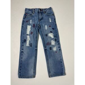 Tommy Hilfiger Girl’s Boys Distressed Ripped Jeans Size 4